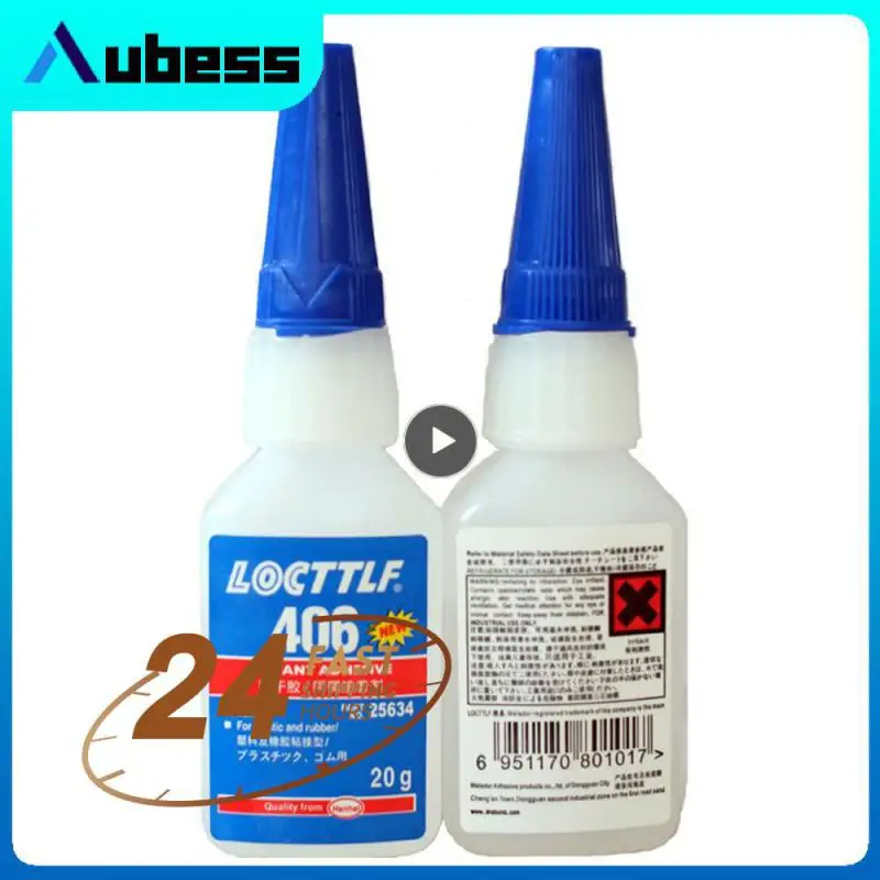 

1~10PCS 20g Loctite 401 403 414 415 415 406 502 Instant Adhesive Bottle Stronger Super Glue Multi-Purpose