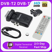dvb t2 dvb t hd digital terrestrial tv receiver h 264 mpeg4 scart tv tuner to hdmi support youtube 3d audio 23day fast ship