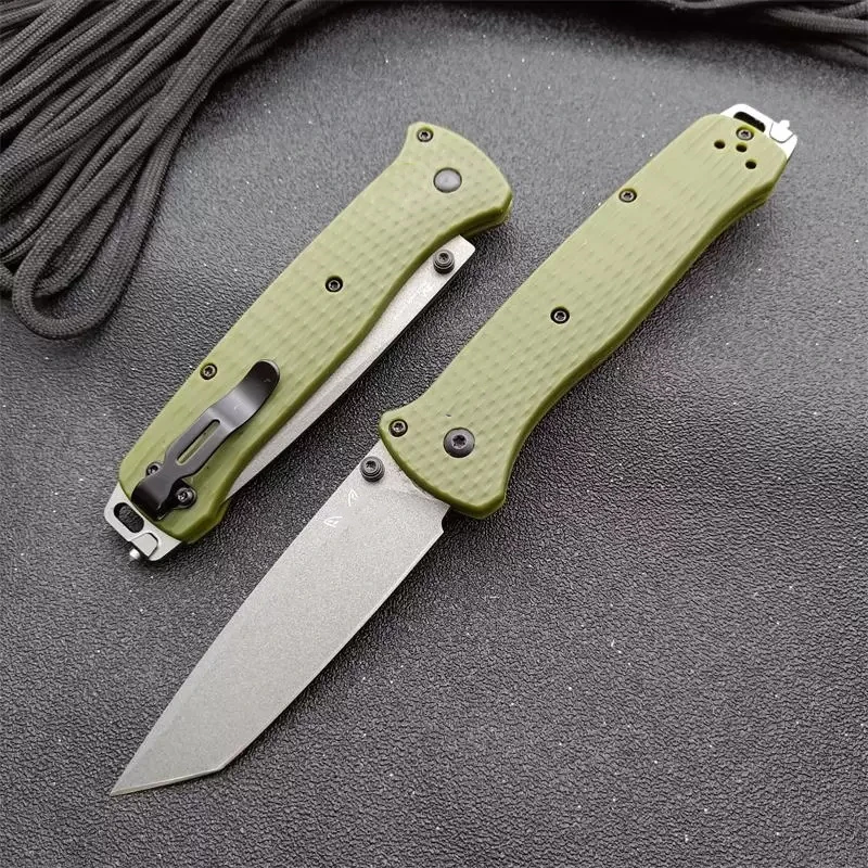 

Outdoor Tactical Folding Knife BM 537 Glass Fiber Handle Saber Survival Self Defense Pocket Military Knives-BY02