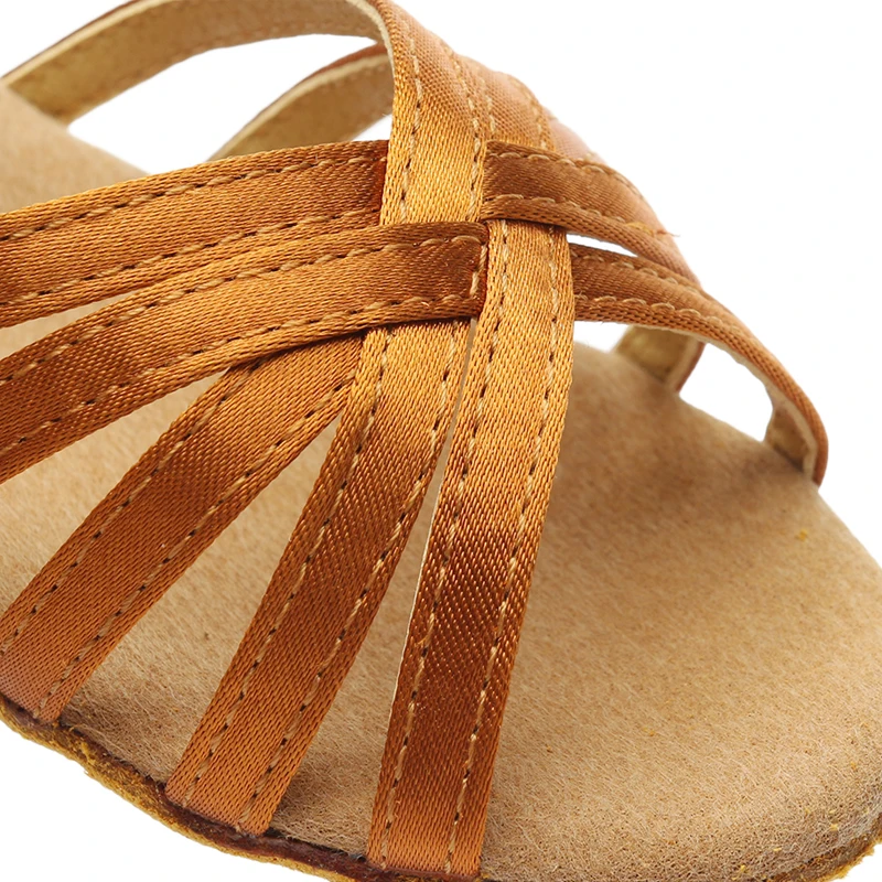 New Girls Ballroom Latin Dance Shoes  Women Children's Dance Shoes Women Professional child/kids/Salsa Practice Shoes Sandal
