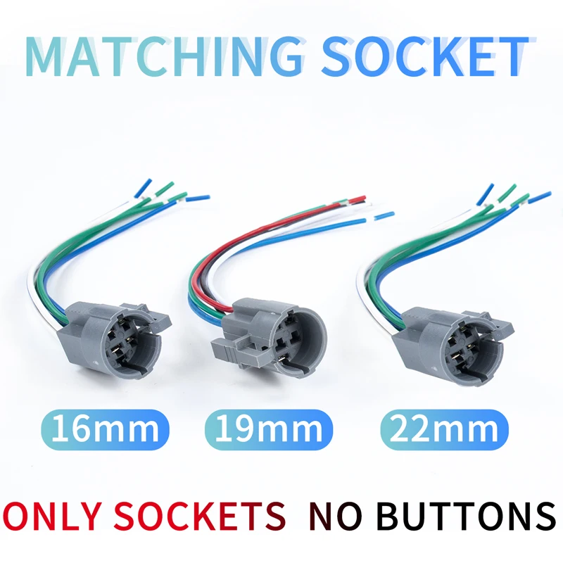 Водонепроницаемая противоскользящая Металлическая резьба, 16 мм, 19 мм, 22 мм