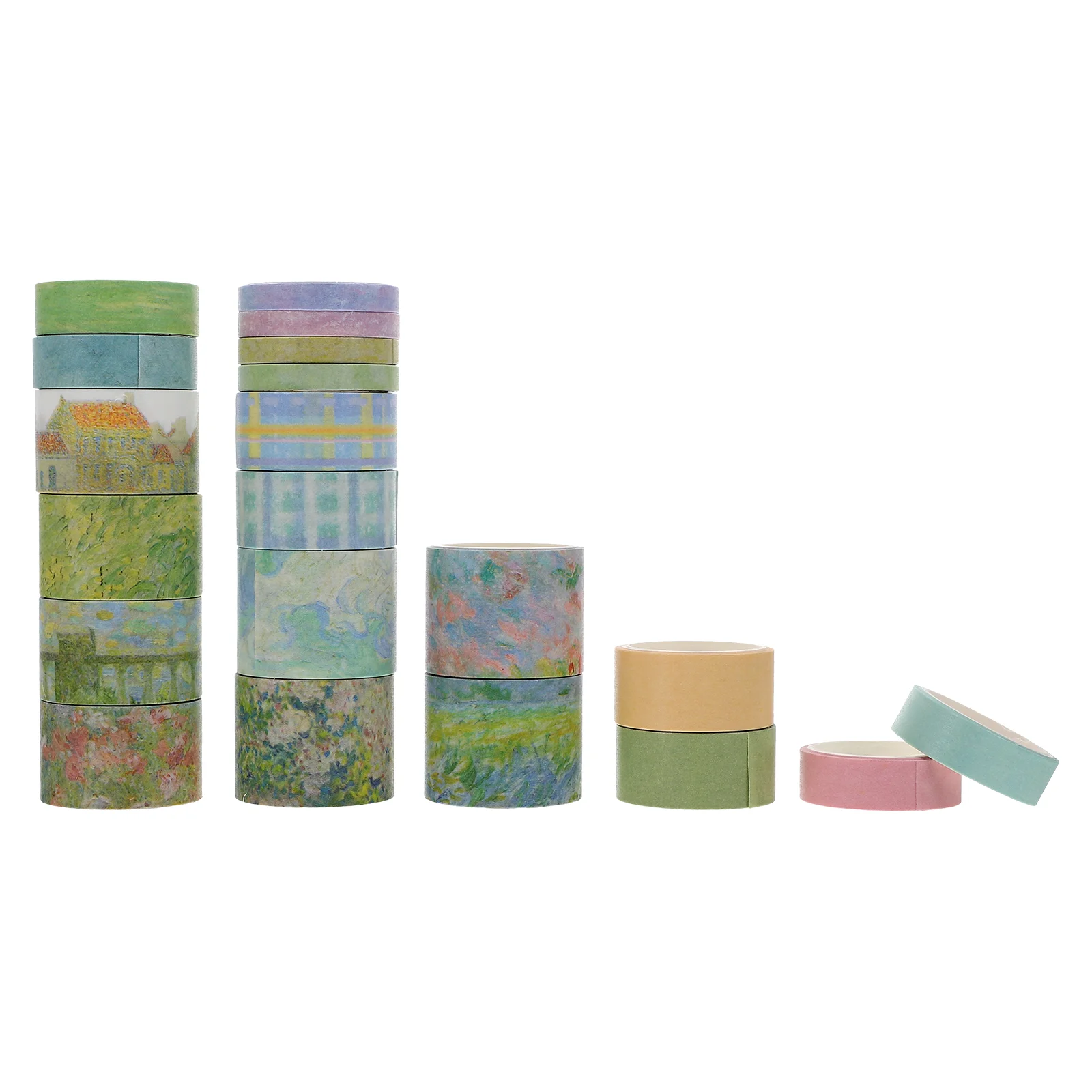 

20 Rolls of Beautiful Washi Tapes Scrapbook DIY Tapes Delicate Hand Account Tapes
