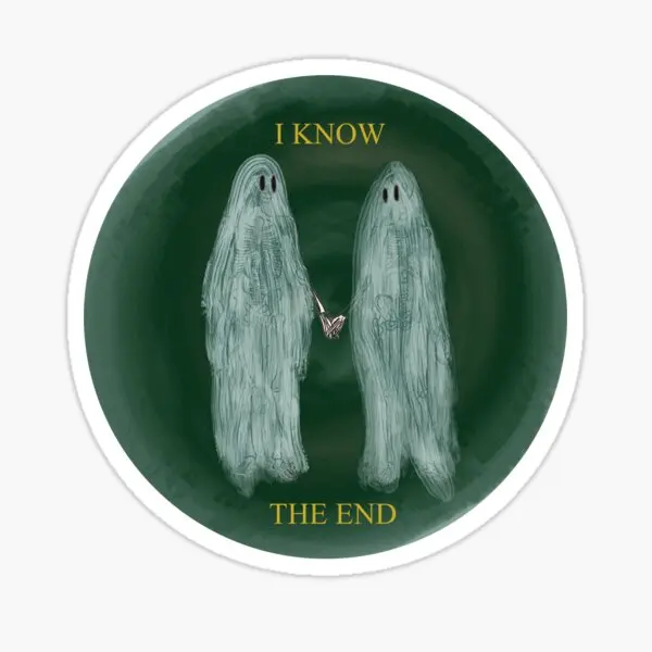 

Phoebe Bridgers Art Ghosts Holding Han 5PCS Stickers for Decorations Wall Water Bottles Luggage Home Art Funny Laptop Decor