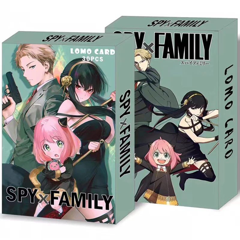 30 шт./упак. аниме SPYxFAMILY Loid подделка Lomo открытки мини-открытки поздравительные