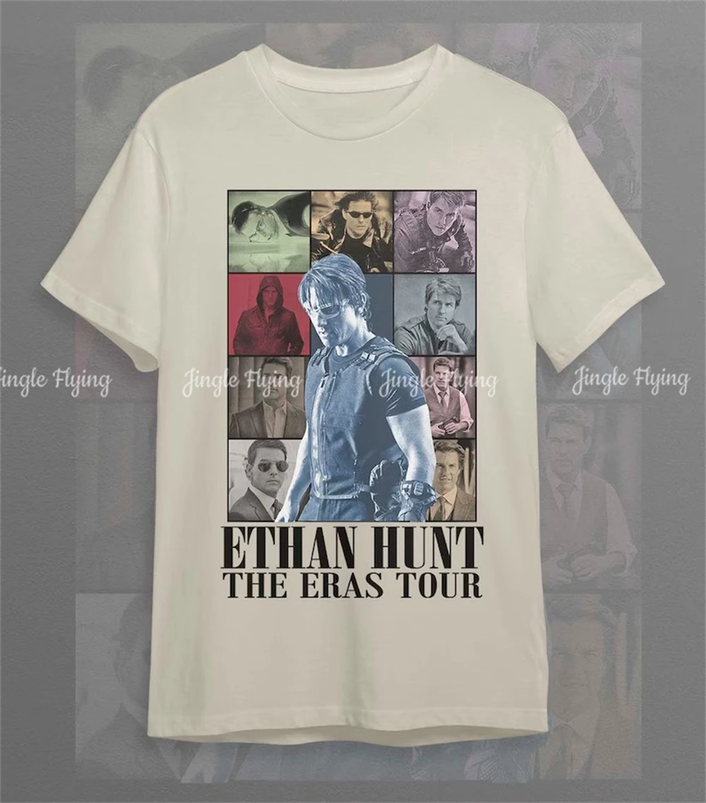 Футболка большого размера футболка унисекс с принтом Тома круиза Итана охоты