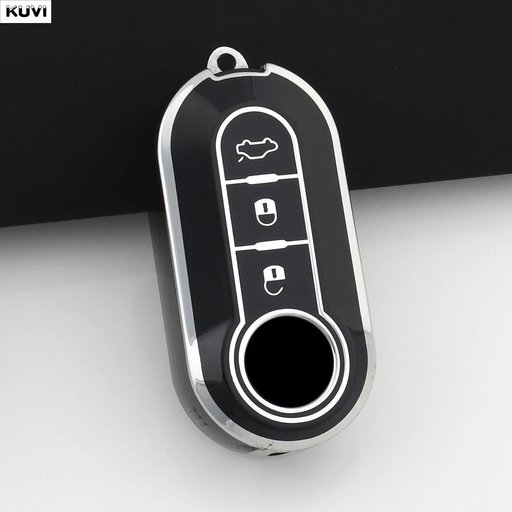 

Модный Чехол Для Ключей Из ТПУ Для Fiat 500, Ducato, Panda, 500L, Punto, Lancia Musa, Citroen Jumper