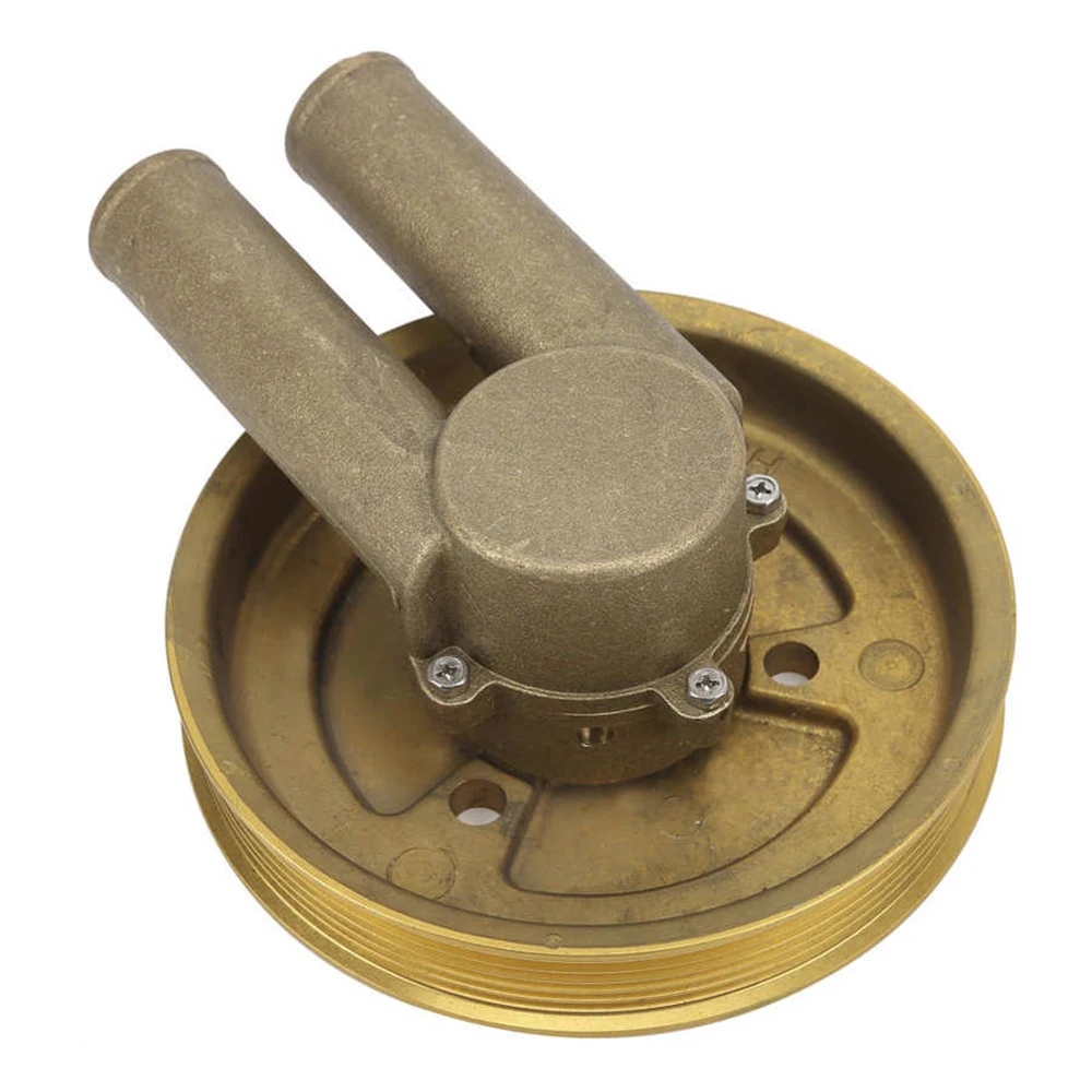 

RESO Raw Sea крыльчатка водяного насоса с змеиным шкивом, замена 3812693 3862482 3857202 21214599 для Volvo Penta 3,0 4,3