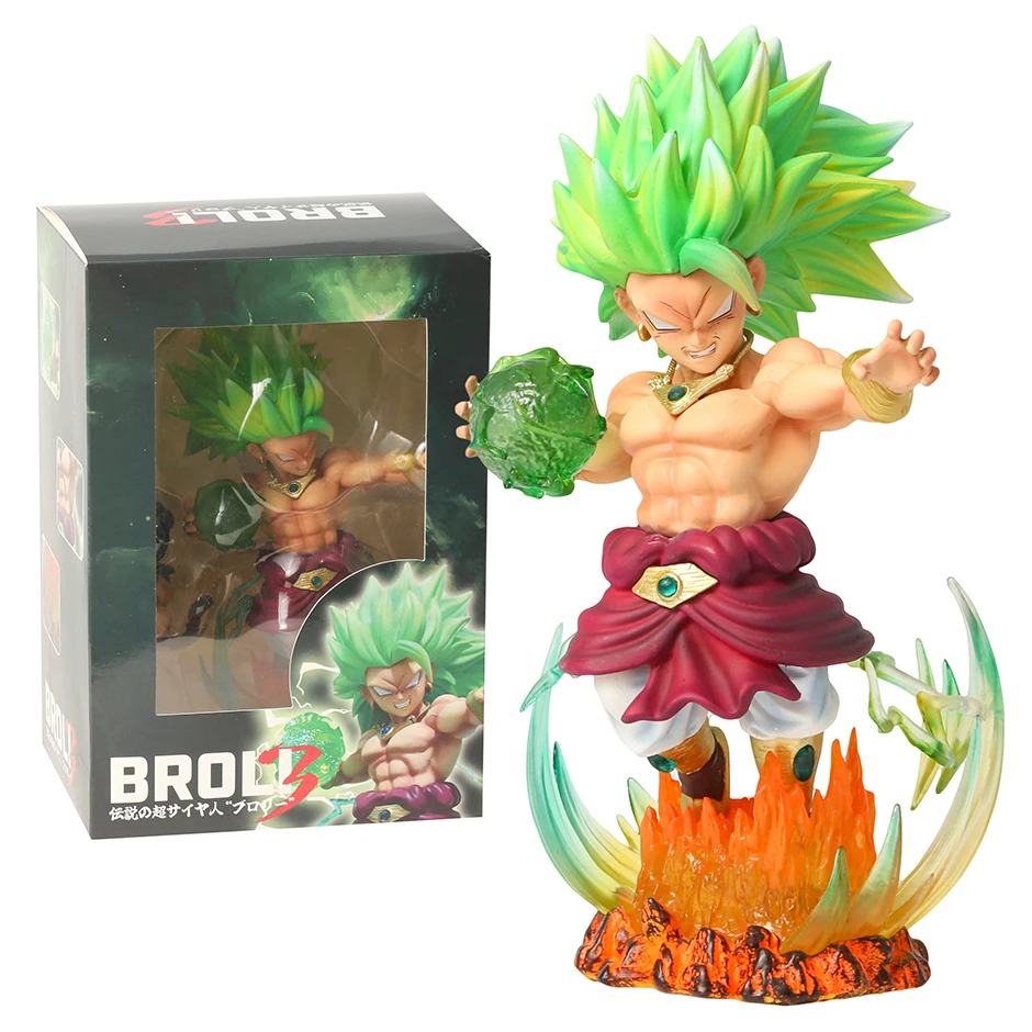 

WCF Dragon Ball Super Saiyan 3 Broli ПВХ фигурка Коллекционная модель игрушки