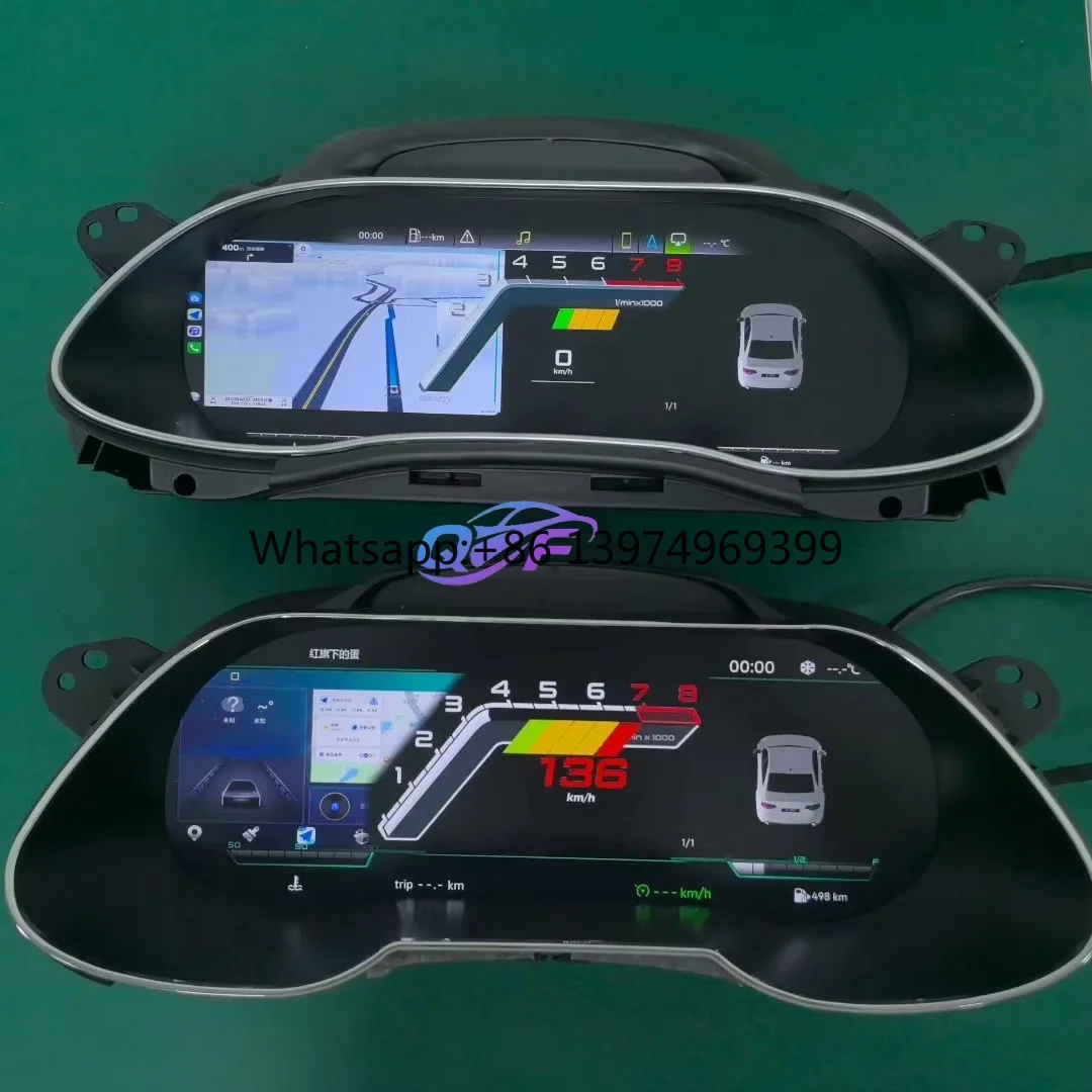 Фото Цифровая приборная панель Linux LCD для Audi Q5 Q5L A4 B8 A4L A5 A3 2010-2018: Виртуальная панель приборов, кокпит, спидометр, датчик скорости №1