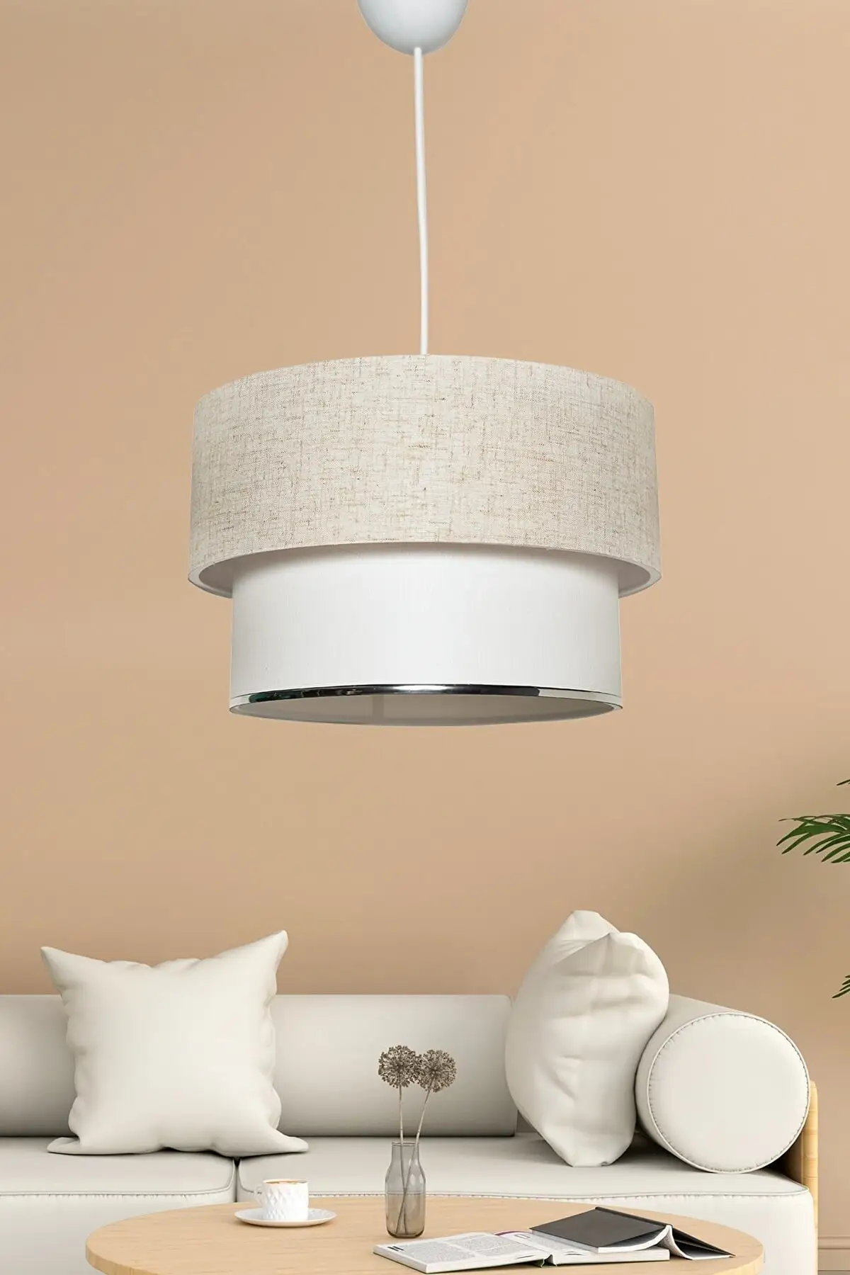 

Fabric Headboard 2-Storey Cake Chandelier Bedroom Children's Room