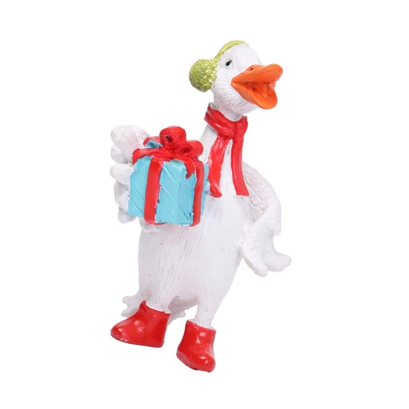 Рождественские смолы фигурки уток с героями мультфильмов орнамент фестиваль