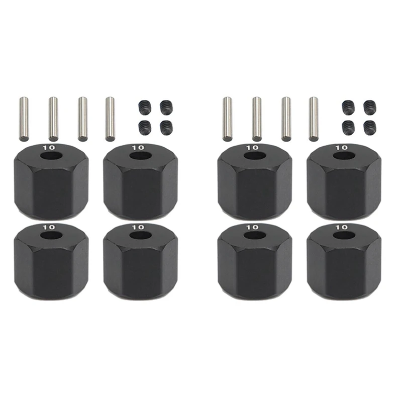 

8Pcs 12MM Wheel Hex Hub Thickness For 1/10 RC Crawler Axial SCX10 Traxxax Trx4 Tamiya MST RC Car Part,10Mm