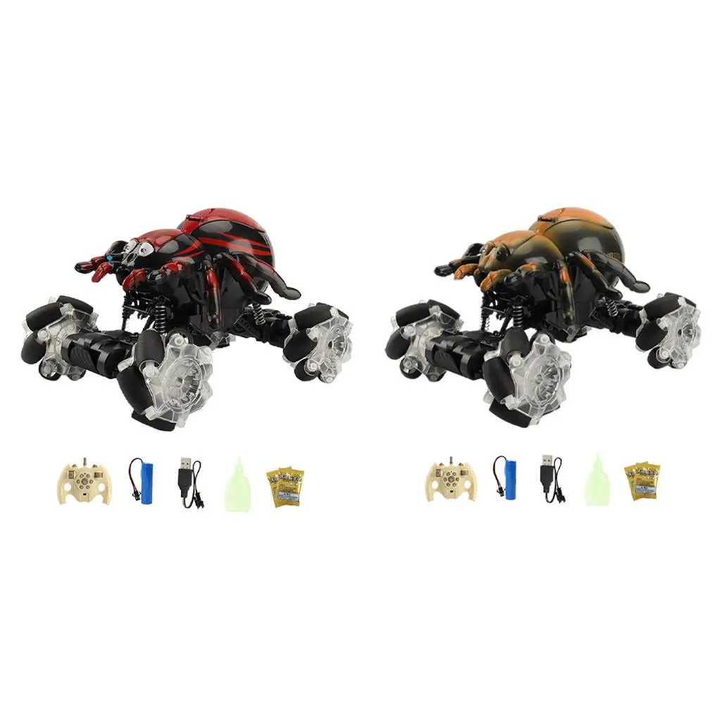 

RC Water Bomb Tank-- Spray Music, One-Click Show, Boggy Crawlers Kids Girls