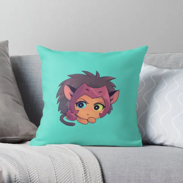 

Catra Chibi Printing Throw Pillow Cover Decorative Fashion Anime Car Square Sofa Waist Office Hotel Decor Pillows not include