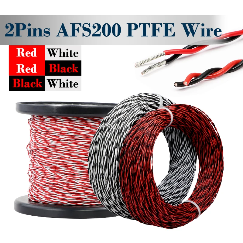 Провод AFS200 из ПТФЭ 2 контакта