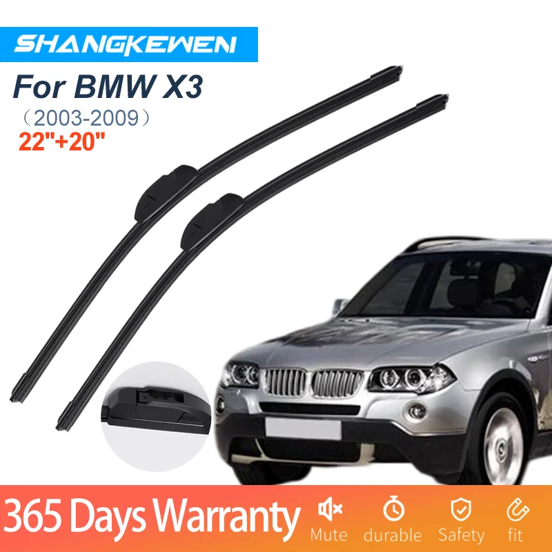 

Car Wiper Blade For BMW X3 Universal Frameless Noise Reduction Silicone Glass Windshield Rubber ShangKeWen Wiper BMW Accessories