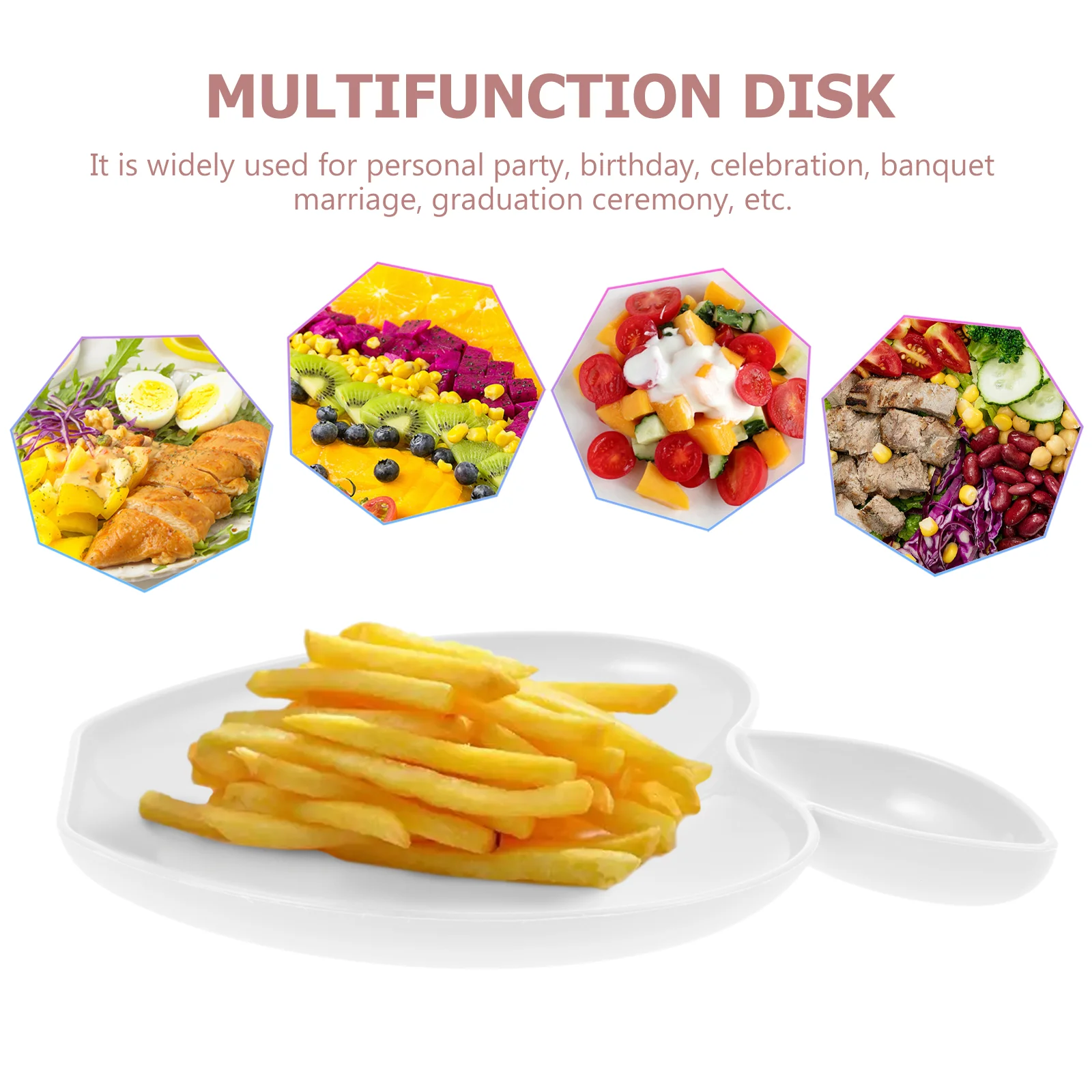 Тарелка для пельменей в форме яблока поднос еды чипсов и сервировка ресторана