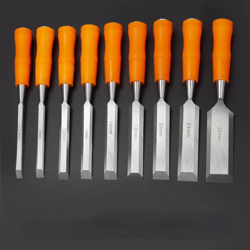 

6mm~32mm Wood Carving Flat Chisel Carving Knife for Woodcut Working Carpenter DIY Gadget Woodworking Tools