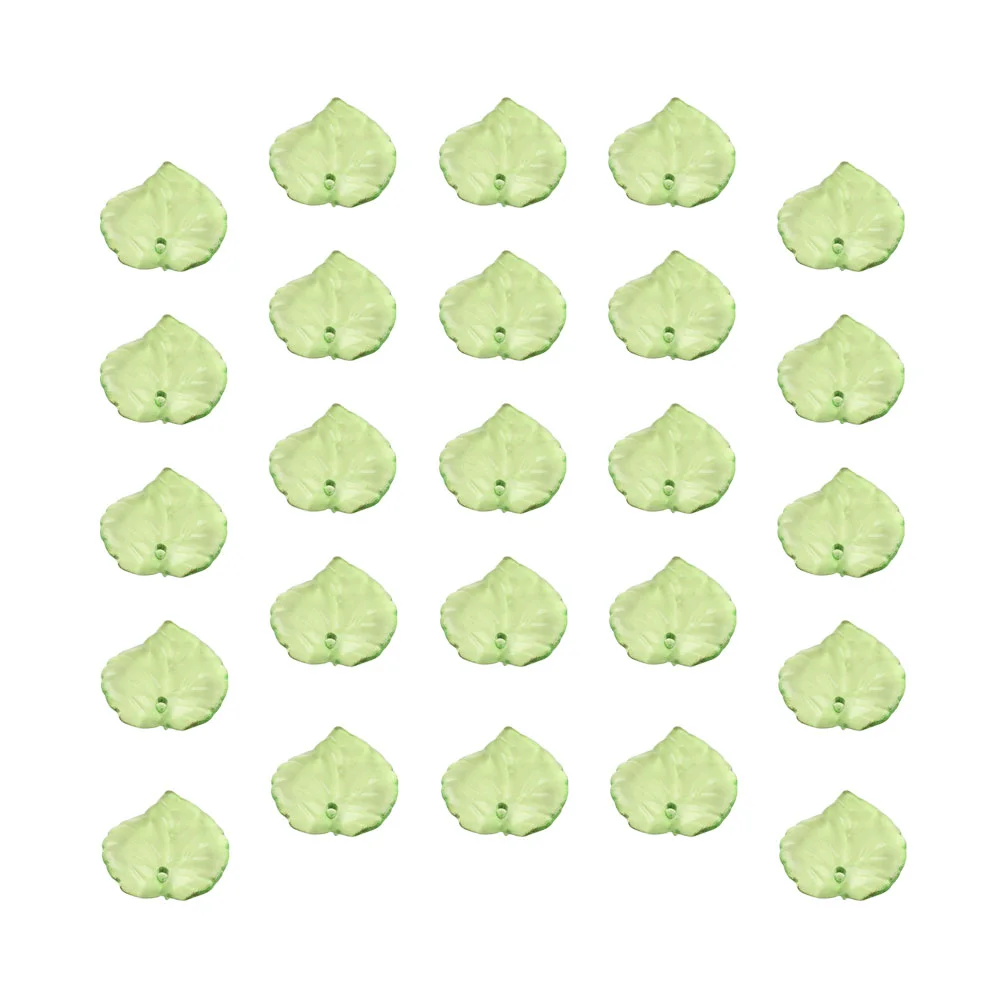 

200 Pcs DIY Earring Decorative Vases Bracelet Pendants Student Green Accessoriess Flowers