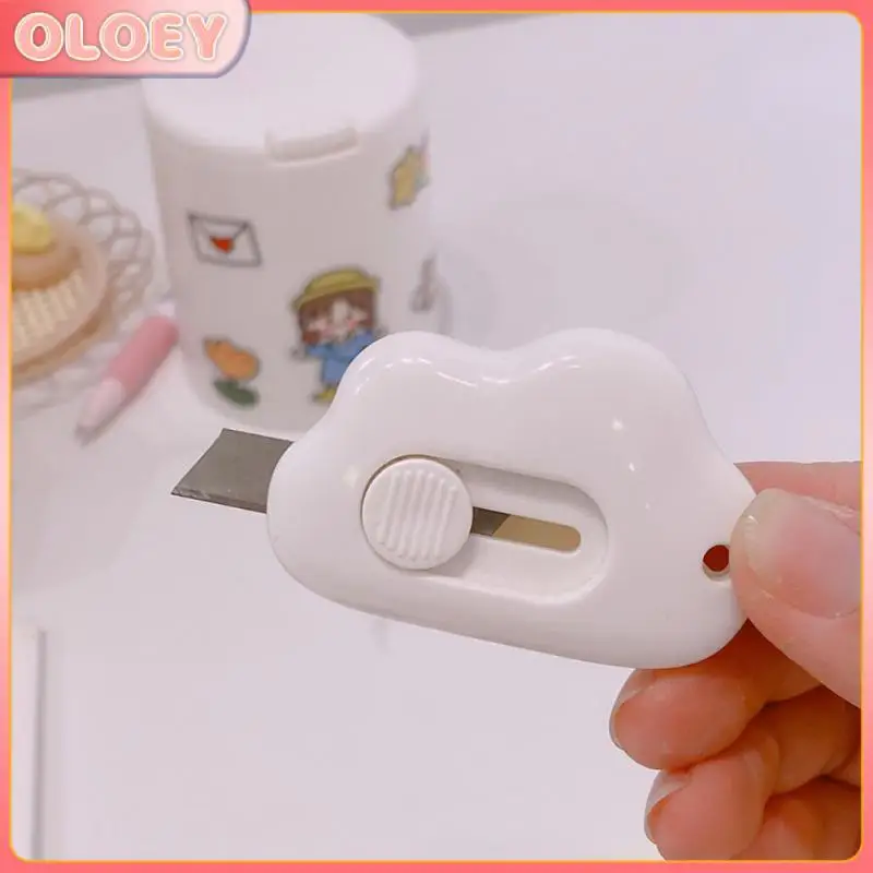 

New 2022 Cute Mini Small Pocket Sized Craft Wrapping Box Paper Envelope Cutter Utility Knife Letter Opener Student Art Supplies