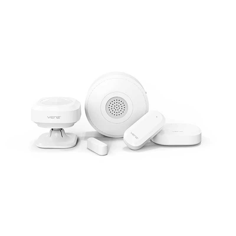 

5 Piece Wireless Home Security System,WiFi Home Security Kit - 24/7 Professional Home Safeguard