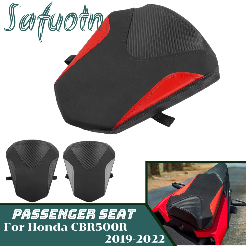 CBR500R Rear Passenger Seat For Honda CBR 500R 500 R 2019 2020 2021 2022 Motorcycle Artificial Leather Seat Cowl Cover Parts