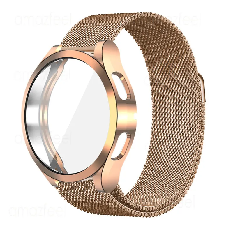 

Strap Case Protector For Samsung Galaxy Watch 6/5/4 44mm 40mm Smart Watch Active 2 Bracelet For Watch 4 Classic 46mm 42mm Band