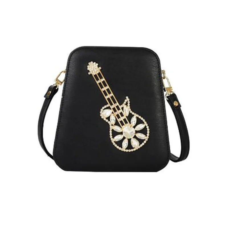 Personality design New PU small square bag casual diagonal fashion cute diamond-studded evening fresh women's mini |