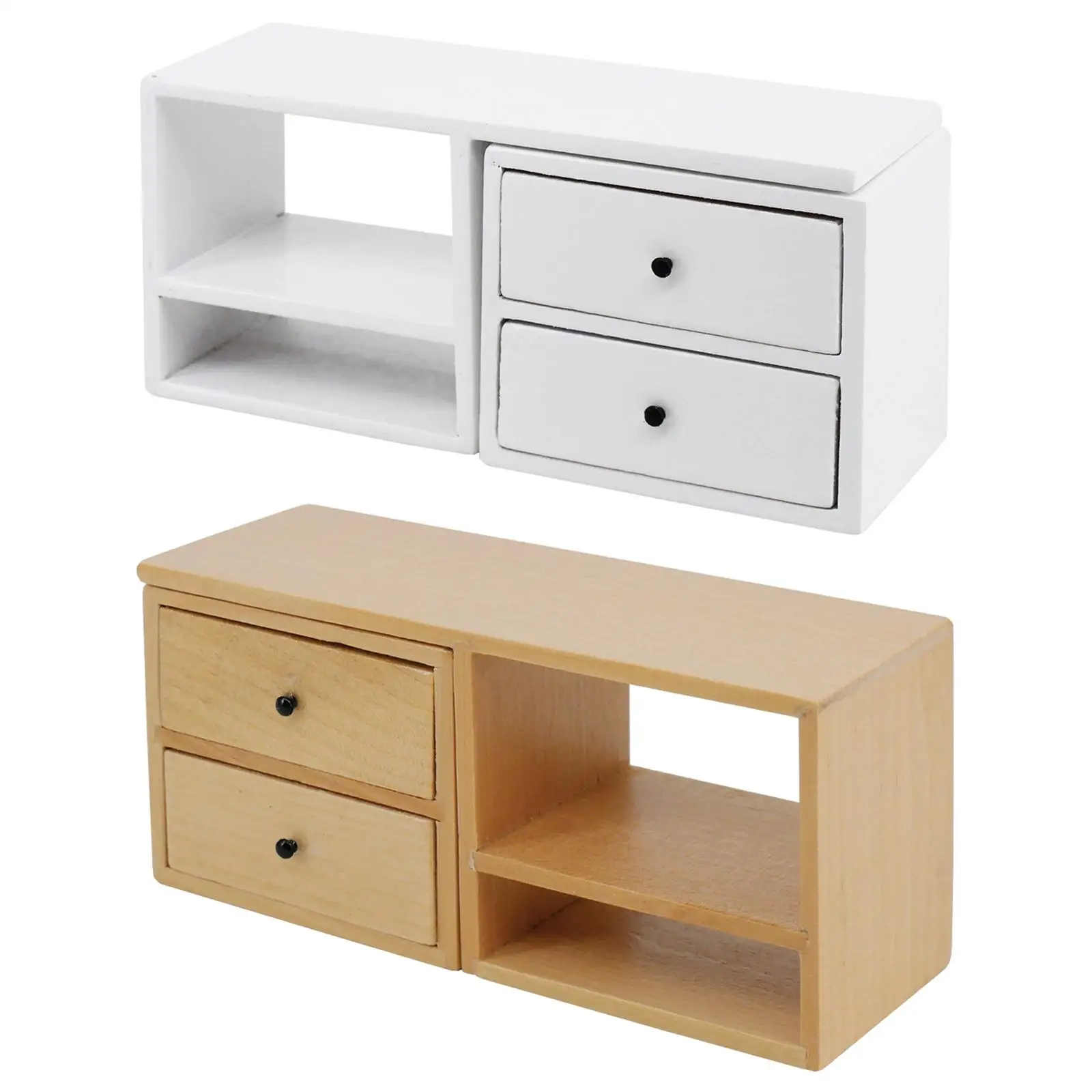 

Кукольный шкаф ручной работы с 2 ящиками