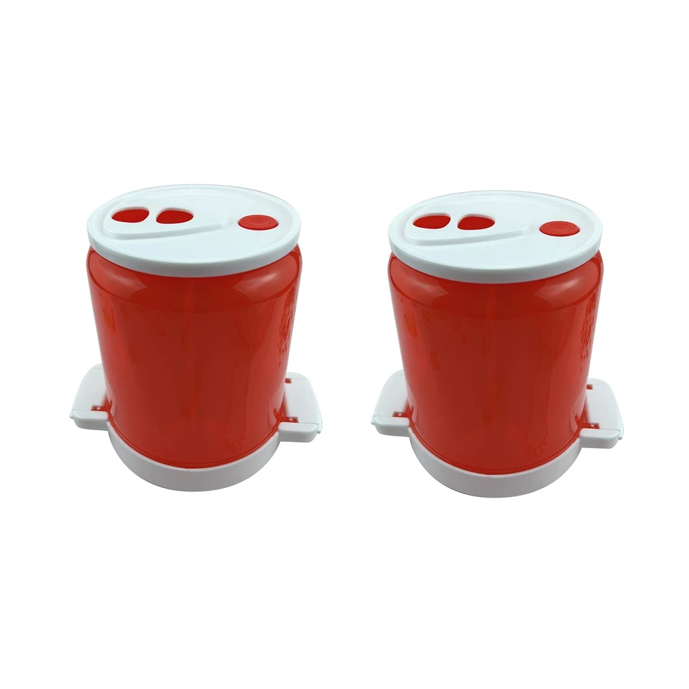 

2PCS Yummy Can Bacon Microwave Grill Bacon Grill Pan Kitchen Oven Grill Box Grill Pot