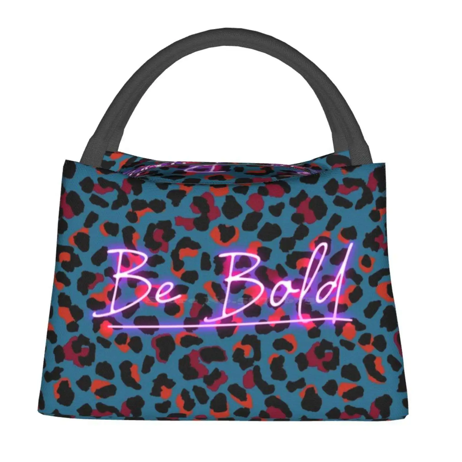 

Термосумка с леопардовым принтом, Термосумка-холодильник с изображением животных на зиму и лето