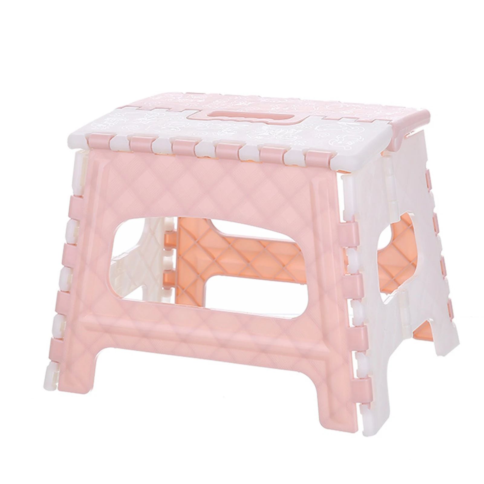 

Non Slip Bathroom Easy Clean Multi Purpose Living Room Bedroom Kids Adults Lightweight Home Train PP Portable Foldable Stool