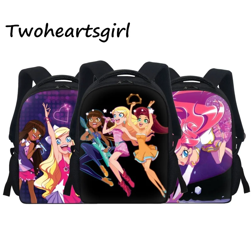 

Twoheartsgirl Cartoon LoliRock Design Children Mini Backpack Kindergarten Baby Schoolbag Back to School Primary Students Bookbag