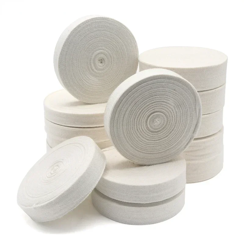 25 м/рулон электрический хлопчатобумажный марлевый ремень ширина 15/20/25 мм белая