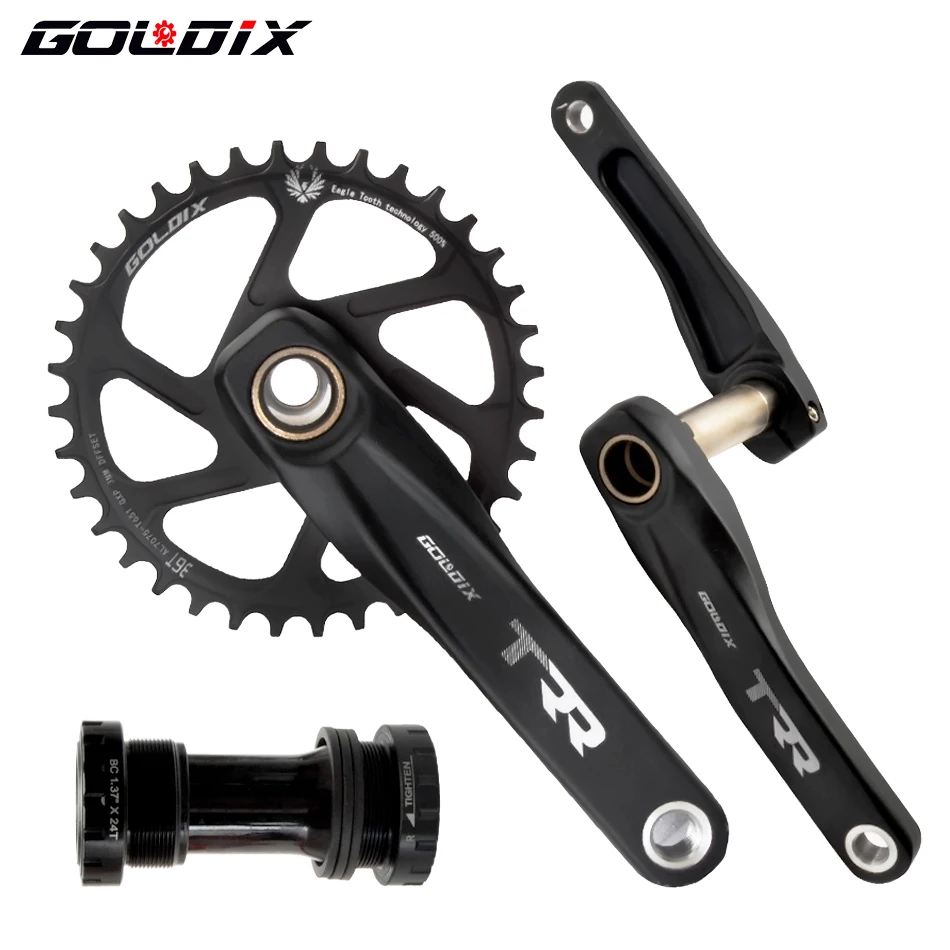 

GOLDIX GXP коленчатый набор 170 мм/175 мм с кольцом 30T 32T 34T 36T 38T/Нижний Кронштейн для SRAM XO1 X1 GX XO X9 Велосипедное цепное колесо