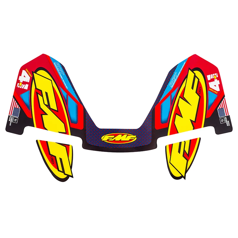 

26x15 см для FMF наклейка 4T мотоцикл глушитель трубы наклейки водостойкие универсальные для мотоциклов автомобилей