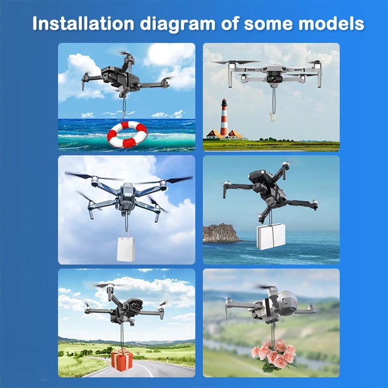 Для DJI Mavic 3/2/Air 2S/Mini 3 Pro/FIMI X8SE дрон метатель свадебные подарки рыболовная приманка