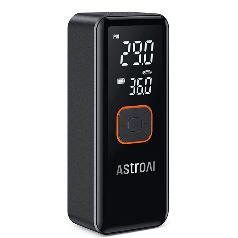 

1 Set Electric Airpump Cordless Car Tire Pump With 6600Mah Battery & DC Cord 150PSI Bike Pump With Values Display For Car Balls