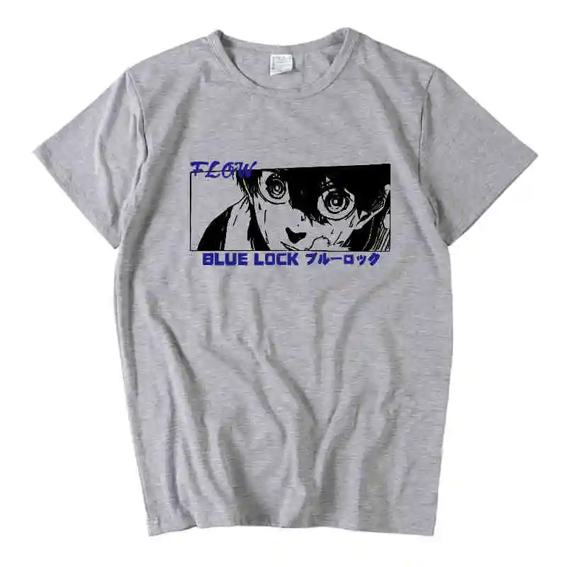 Япония Аниме BLUE LOCK Isagi Yoichi Chigiri Hyoma Мужская и женская футболка Косплей Футболка