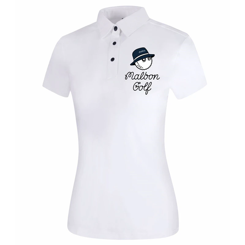 Golf clothing female spring and summer quick dry breathable stretch thin golf short sleeve tops