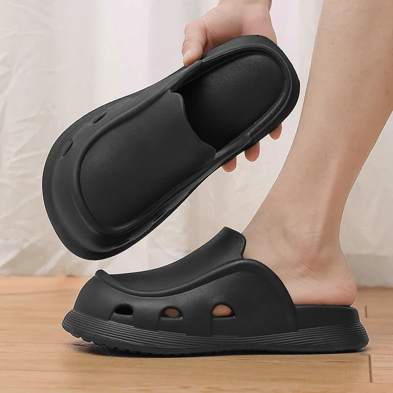 Тапки для гостиной мужские мягкие шлепанцы ходьбы по дому оригинальные