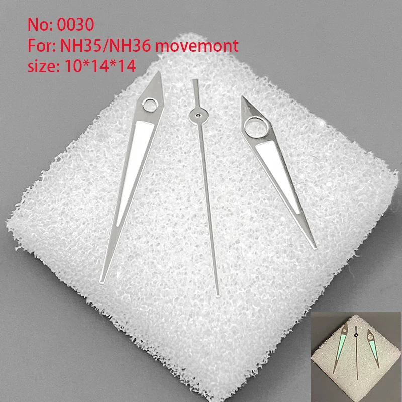

Watch Accessories Watch Pointers 3 Pin Men NH35/NH36 Movement Watch Repair Parts Size 10.0mm*14.0mm*14.0mm/NO.0030