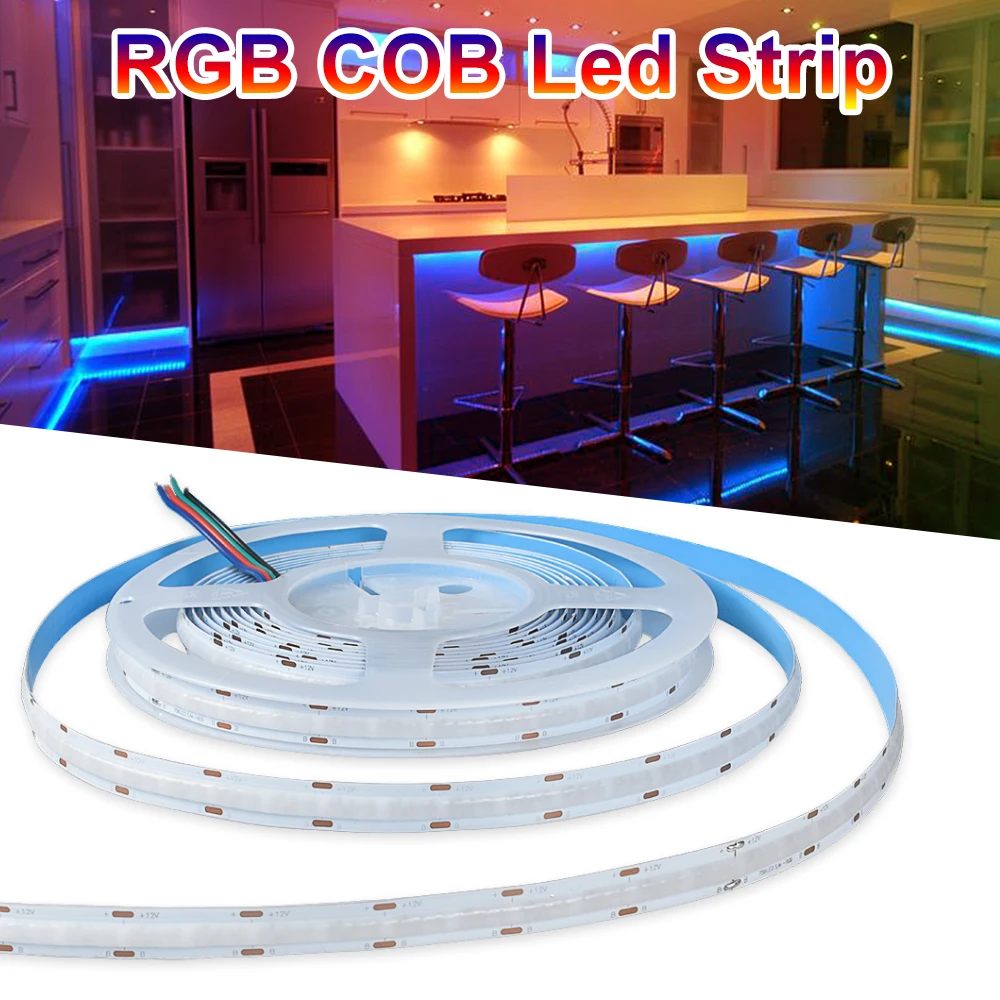 Светодиодсветодиодный лента RGB IP20 1M 12V COB, гибкая светильник ветительная полоса 14 Вт/м 24V для внутреннего освесветильник Светодиодсветодиодный лента RGB IP20 1M 12V COB, гибкая светильник ветительная полоса 14 Вт/м 24V для внутреннего освесветильник