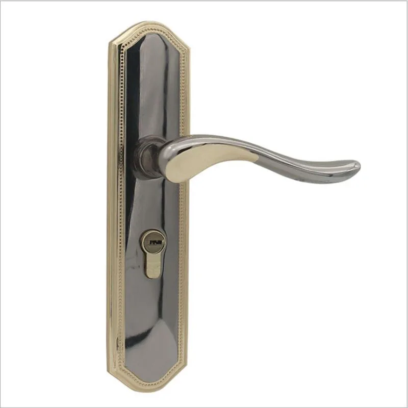 

Door lock of European style and simple aluminum alloy indoor bedroom door lock