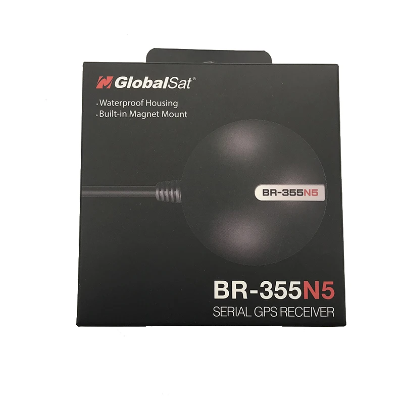 GlobalSat BR-355N5 BR355N5 Кабель GPS приемник с интерфейсом PS2 G мышь Магнитная RS232 GNSS Замена BR355S4 BR-355S4