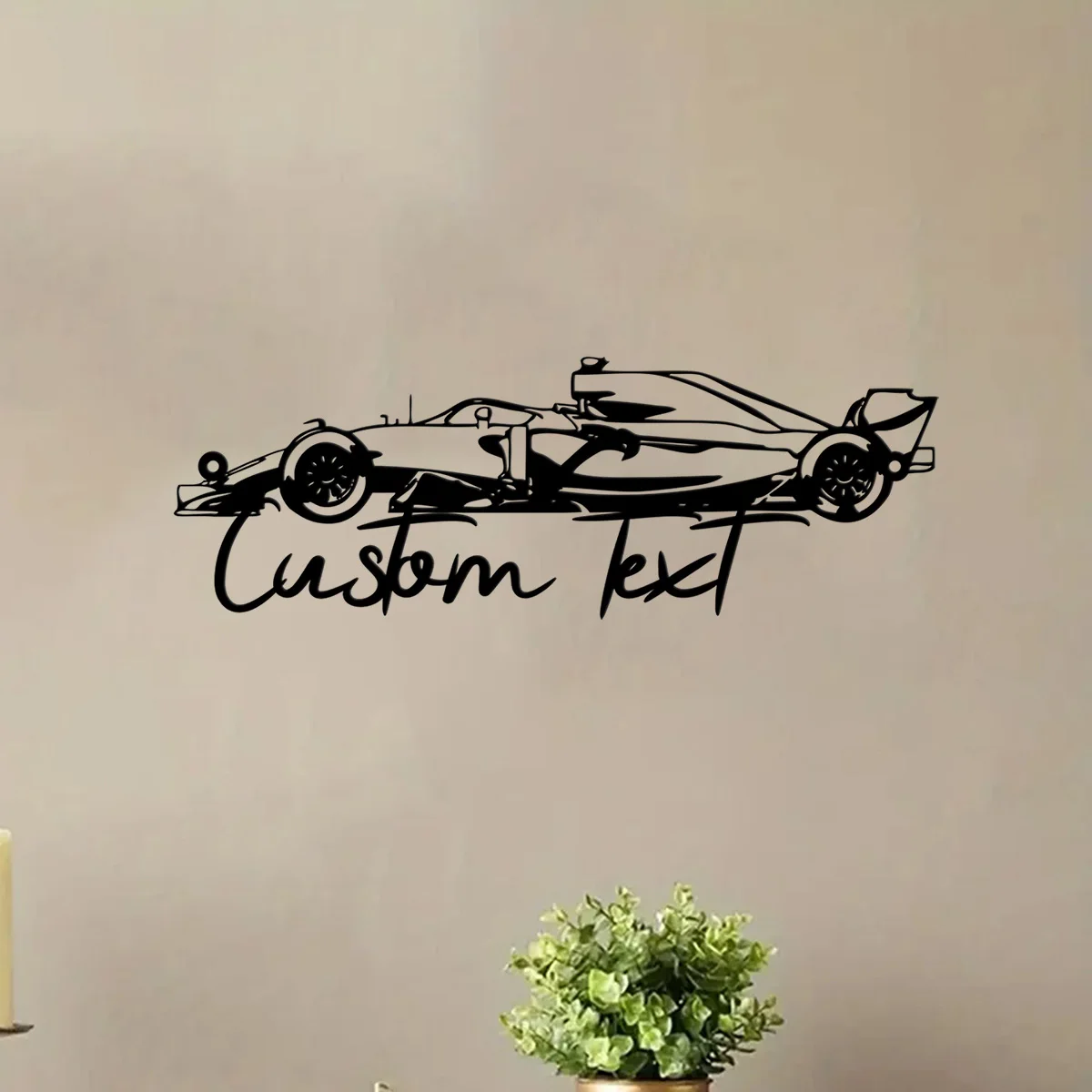 Металлический настенный знак на тему формулы заказ подарок фанатам Indycar вывеска