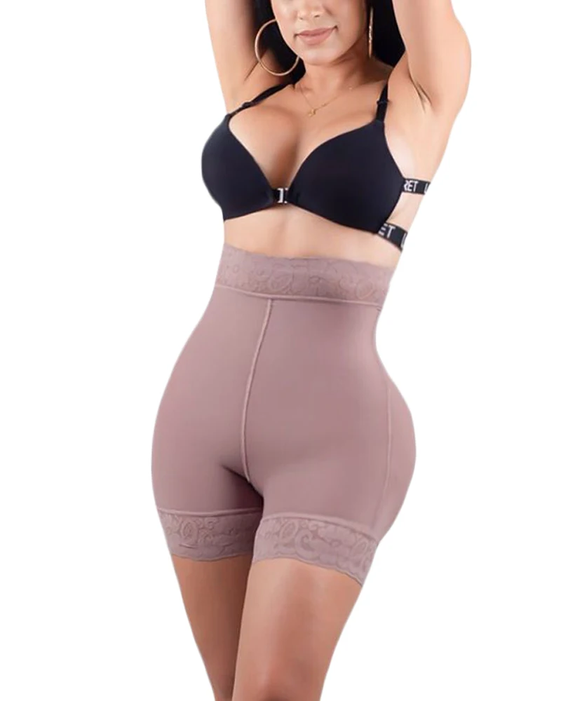 

Women Waist Trainer Butt Pads Seamless Hip Enhancer Slimming Shorts
