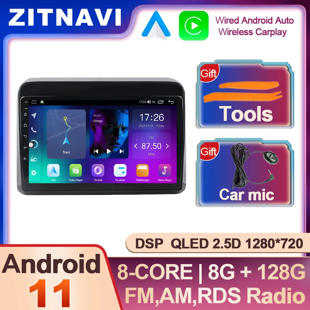 

9 Inch Android 11 For Suzuki Ertiga 2018 - 2020 Car Radio Video BT Multimedia Player 4G LTE QLED No 2din AHD 5G WIFI ADAS Stereo