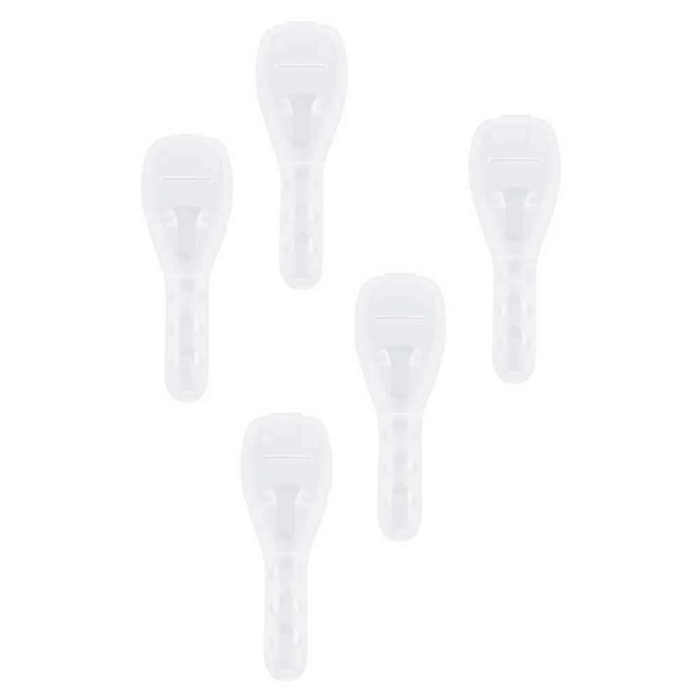 

5 Pcs Travel Case Storage Container Electric Razors Men Transparent Men's Clippers Manual Shaver