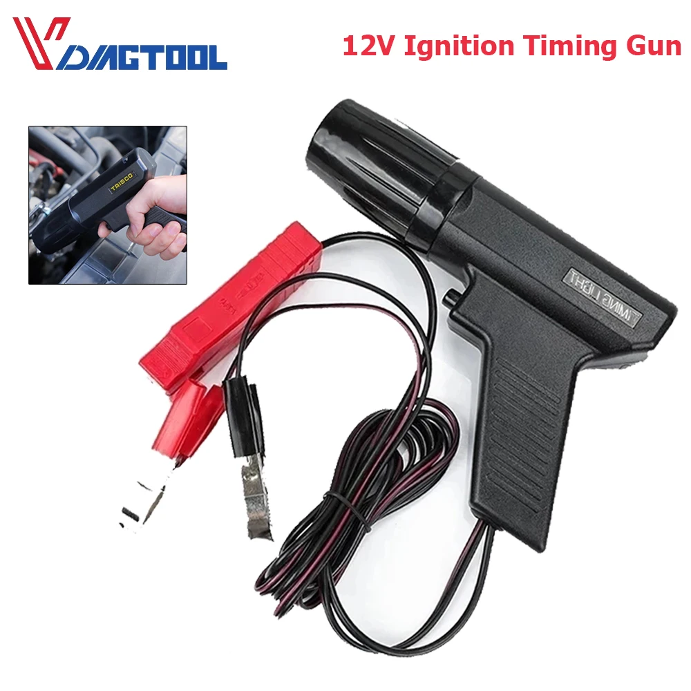 Universial Ignition Timing Light Gun For Car Motorcycle Marine 12V Automotive Diagnostic Tools Strobe Lamp Inductive Car Tool